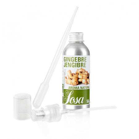 Aditivi alimentari - Aroma naturala de ghimbir, lichida, Sosa, 50 g