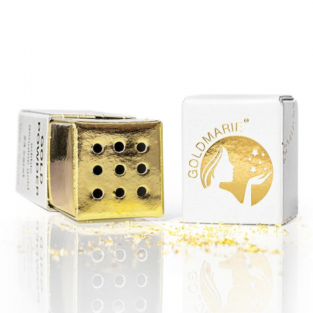 Aur - agitator de fulgi de aur „Goldmarie”, 23 carate, aproximativ 0,5-1 mm², 0,1 g [2]