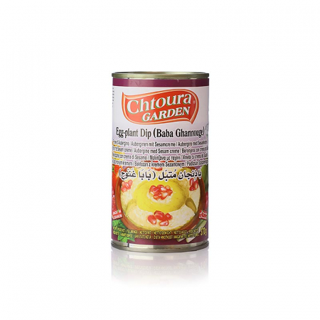 Bucatarie orientala - Baba Ghannouge, pasta de vinetecu tahini, Chtoura Garden, 370g