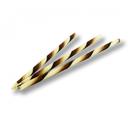 Ciocolata - Bastonase de ciocolata, Panatella, marmorate, lungime 20 cm, 715 g, 110 bucati