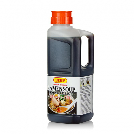Produse japoneze - Baza de supa Ramen, aroma de sos de soia, Nihon Shokken, 1,68 L