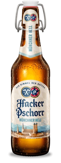 Bauturi alcoolice - Bere Münchner Hell, Hacker Pschorr, 500 ml