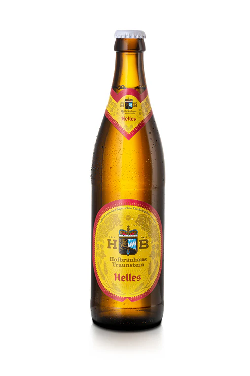 Bauturi alcoolice - Bere Traunstein Hell, Hofbrauhaus, 500 ml