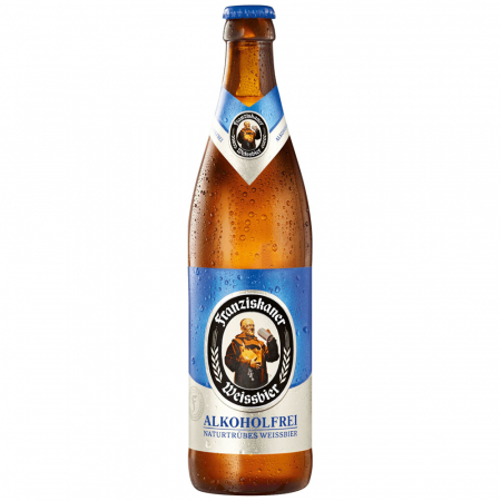 Bauturi alcoolice - Bere Weissbier fara alcool, Franziskaner, 500ml