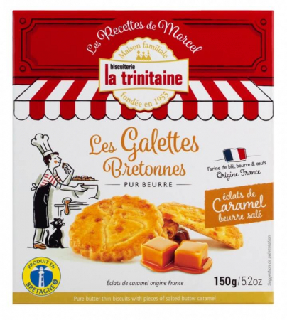 Specialitati dulci - Biscuiti cu caramel si unt sarat - 150gr