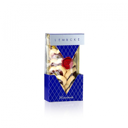 Specialitati dulci - Biscuiti pentru ceai cu jeleu de coacaze si fistic, Lembcke Sweet Heart, 100 g