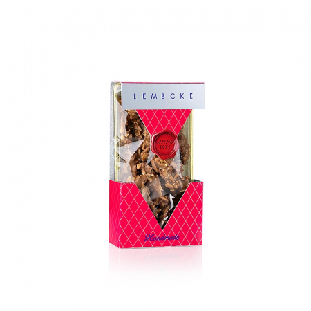 Specialitati dulci - Biscuiti pentru ceai cu migdale si lapte integral, Lembcke Mandini, Cacao Lapte, 100 g