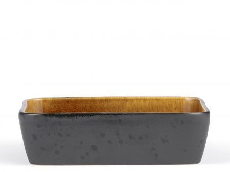 Ustensile de Bucatarie - Bitz Oven Cup Black Amber 33 x 21 x 7,5 cm