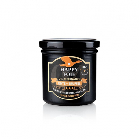 Produse BIO - Happy Foie - Ficat de rață cu trufe albe, BIO, 130 g