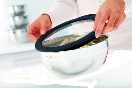 Noutati Gourmetto - Capac cu silicon potrivit pentru Bol Inox 28cm