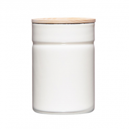 Noutati Gourmetto - Borcan depozitare Riess 525 ml alb