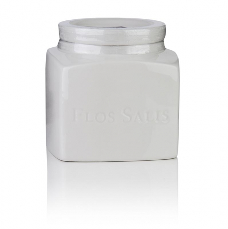 Sare de mare naturala din Portugalia - Borcan mare pentru sare de masa "Flos Salis", Flor de Sal-Auslese, 340 g