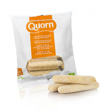Carne vegetala - Bratwurst, Quorn, vegetarian, micoproteine, congelat, 2,07 kg, 23 x 90g