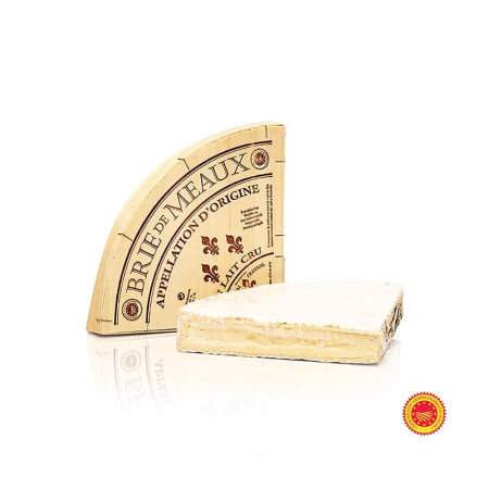 Branzeturi - Brie de Meaux AOP, branza moale din lapte crud, sfert de roata, aprox. 700 g