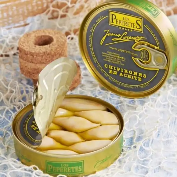 Conserve - Calamari Chipirone in ulei de masline, Los Peperetes, 120 g