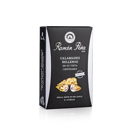 Specialitati din peste - Calamar, in cerneala, Ramon Pena Silver, 110 g