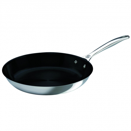 Ustensile de Bucatarie - Tigaie antiaderenta 3 straturi PLUS de mica adancime Le Creuset 30 cm