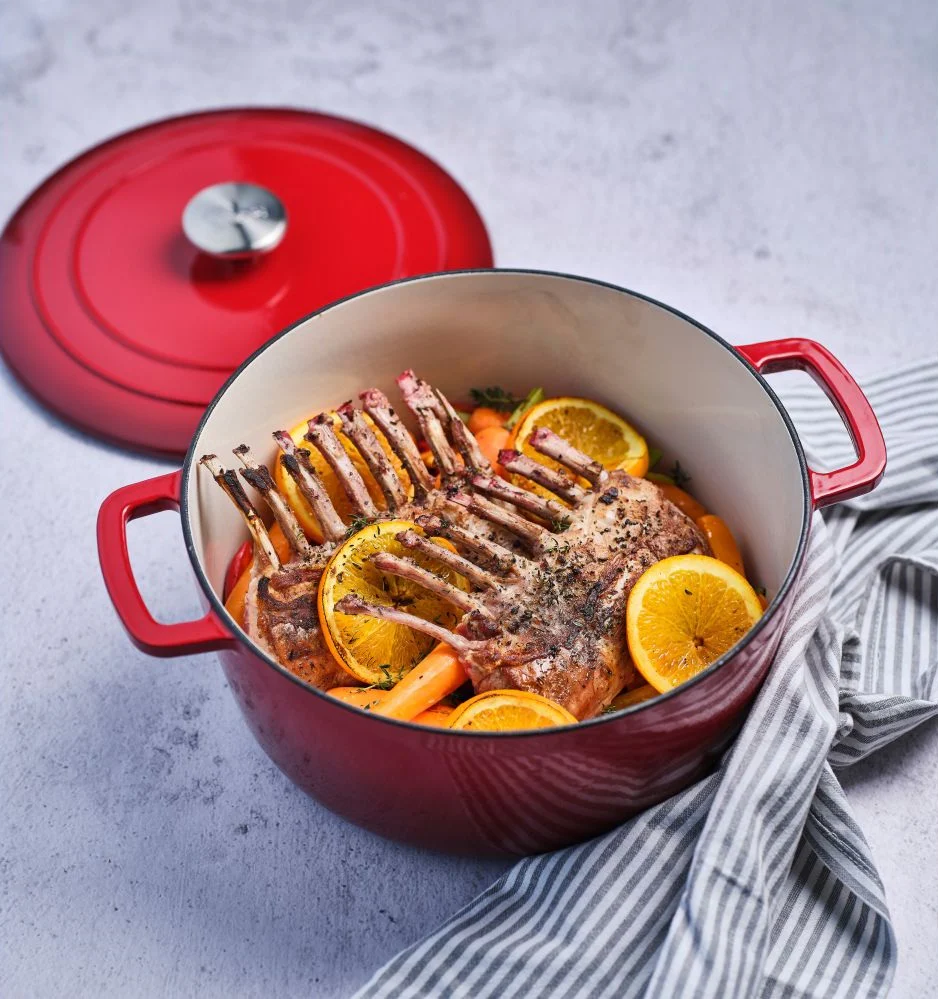 Oala din fonta cu capac, 24cm - 4,6L [2]