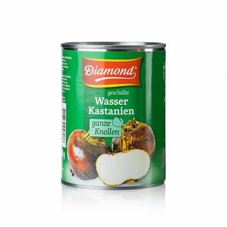Diverse ingrediente asiatice - Castane de apa, decojite, in apa, Diamond, 540 g