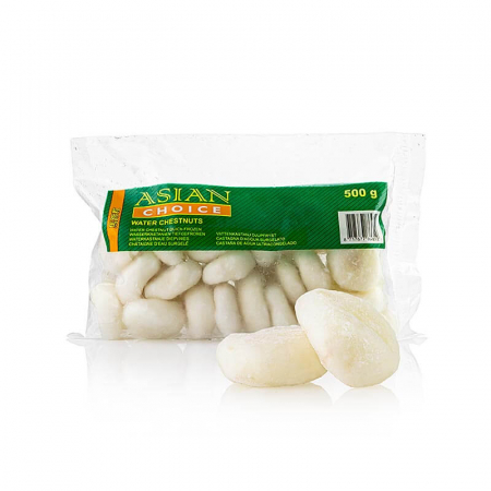 Diverse ingrediente asiatice - Castane de apa, decojite, intregi, congelate, 500 g
