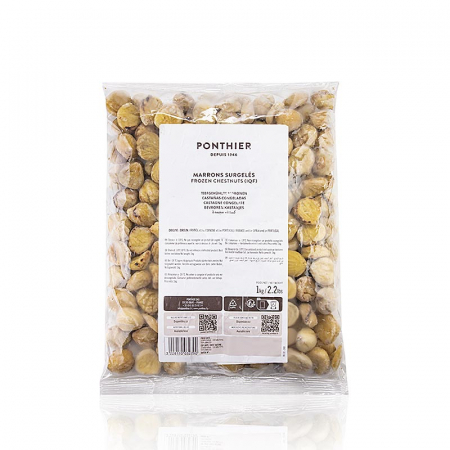 Nuci, Alune, Oleaginoase - Castane, decojite, Ponthier, congelate, 1 kg