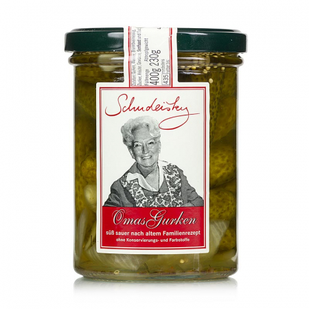 Bacanie - Castraveti bunicii, murati dulci si acrisori, Schudeisky, 400 g