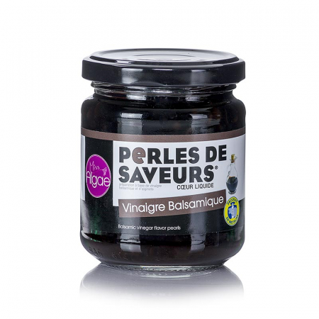 Alte specialitati dulci - Caviar condimentat „otet balsamic”, Les Perles, marimea perlelor 5 mm, sferice, 200 g