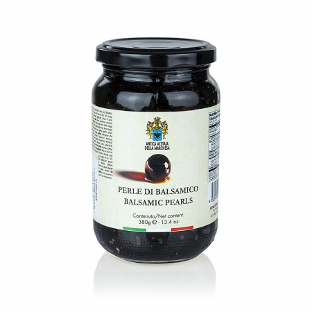Alte specialitati dulci - Caviar condimentat „otet balsamic”, Terra del Tuono, marimea perlelor 3-5mm, sferice, 380 g