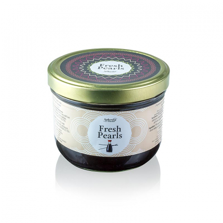 Bacanie - Caviar condimentat "sos de soia", marimea perlelor 5mm, sferice, pescaviar, 365 g