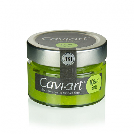 Specialitati vegetale - Caviar cu alge Cavi-Art, aroma de wasabi, 100 g