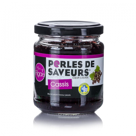 Specialitati dulci - Caviar de fructe „Cassis”, Les Perles, marimea perlelor 5mm, sferice, 200 g