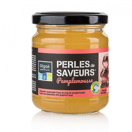 Specialitati dulci - Caviar de fructe "Grapefruit", Les Perles, marimea perlelor 5mm, sferice, 200 g