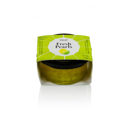 Alte specialitati dulci - Caviar de fructe "lamâie-lime", marime perla 5mm, sfere, perle cocktail, 55 g