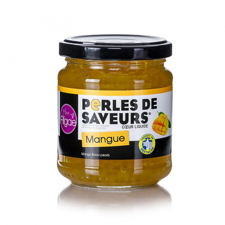 Alte specialitati dulci - Caviar de fructe "mango", Les Perles, marimea perlelor 5mm, sferice, 200 g