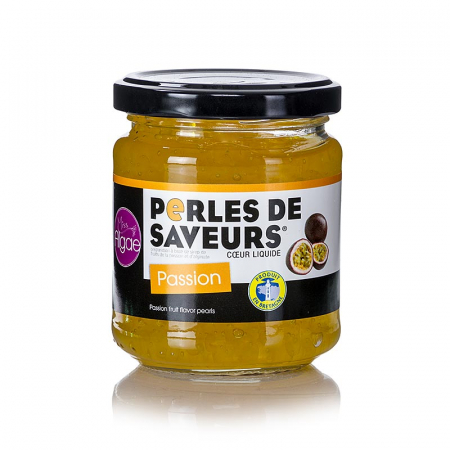 Alte specialitati dulci - Caviar de fructe "Passions / Maracuja", Les Perles, marimea perlelor 5mm, sferice, 200 g