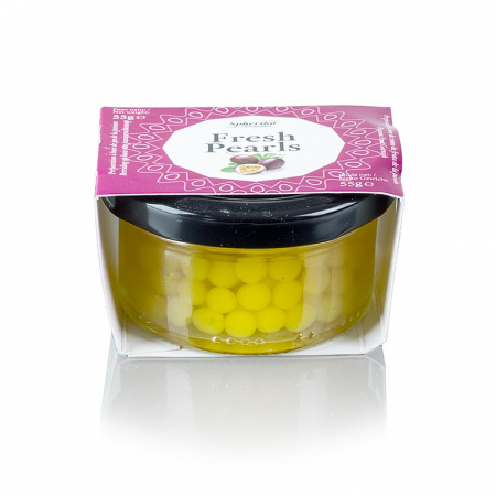 Alte specialitati dulci - Caviar de fructe "Passions / Maracuja", Les Perles, marimea perlelor 6-8 mm, sferice, 55 g