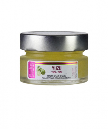 Specialitati dulci - Caviar de fructe "Yuzu", Les Perles, marimea perlelor 5mm, sferice, 50 g