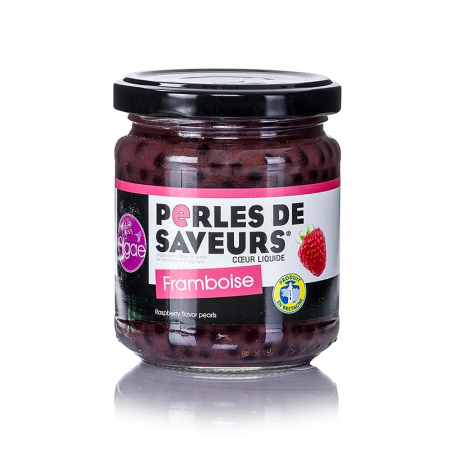 Alte specialitati dulci - Caviar de fructe „zmeura”, Les Perles, marimea perlelor 5mm, sferice, 200 g