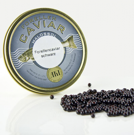 Caviar de pastrav, negru, 200 g [1]