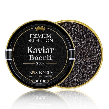 Caviar - Caviar de sturion siberian (Acipensar Baerii), fara conservanti - 250gr