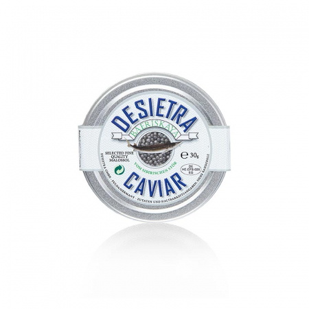 Specialitati din peste - Caviar Desietra Baeriskaya (Acipenser baerii), acvacultura Germania, 30 g