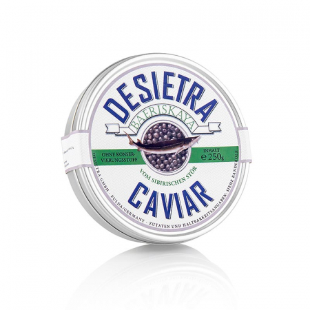 Caviar - Caviar Desietra Baeriskaya (baerii), acvacultura, fara conservanti, 250 g