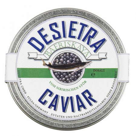 Caviar - Caviar Desietra Baeriskaya (baerii), acvacultura, fara conservanti, 50 g