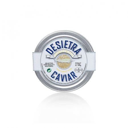 Specialitati din peste - Caviar Desietra Selection din sterlet albino, acvacultura Germania, 50 g