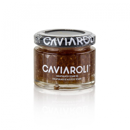 Specialitati din ulei - Caviar din ulei Caviaroli, mici perle din ulei de susan, 50 g