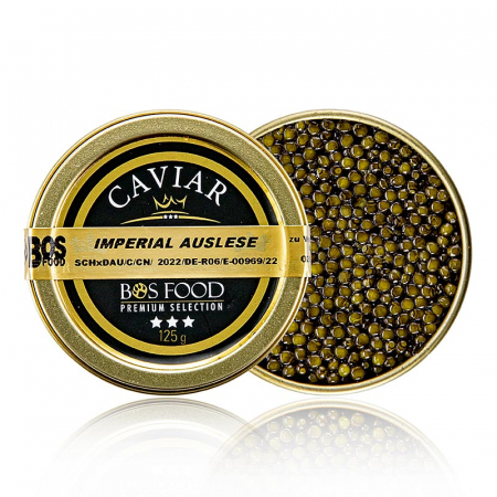 Specialitati din peste - Caviar selectie imperiala sturion Amur x Kaluga, 125gr
