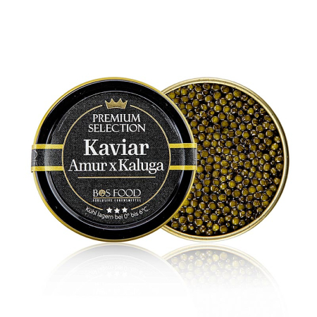 Caviar - Caviar selectie sturion Amur x Kaluga, fara conservanti - 20gr