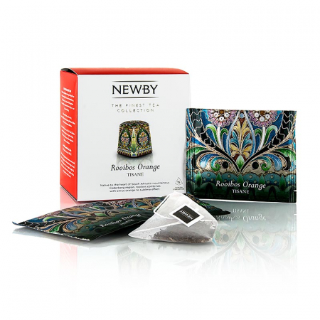 Ceai - Newby Tea Rooibos & Portocale, Infuzie, ceai Rooibos, 37,5 g, 15 buc