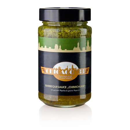 Bacanie - Chimichurri, sos BBQ cu ardei verde si peperoni, Chicago ´33, 225 ml