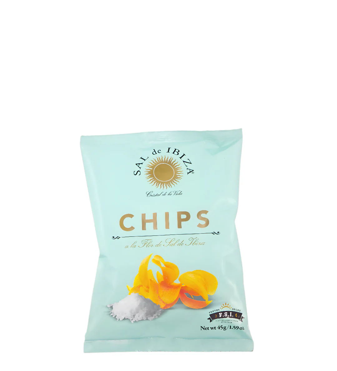Bacanie - Chipsuri de cartofi cu flori de sare din Ibiza, 45g